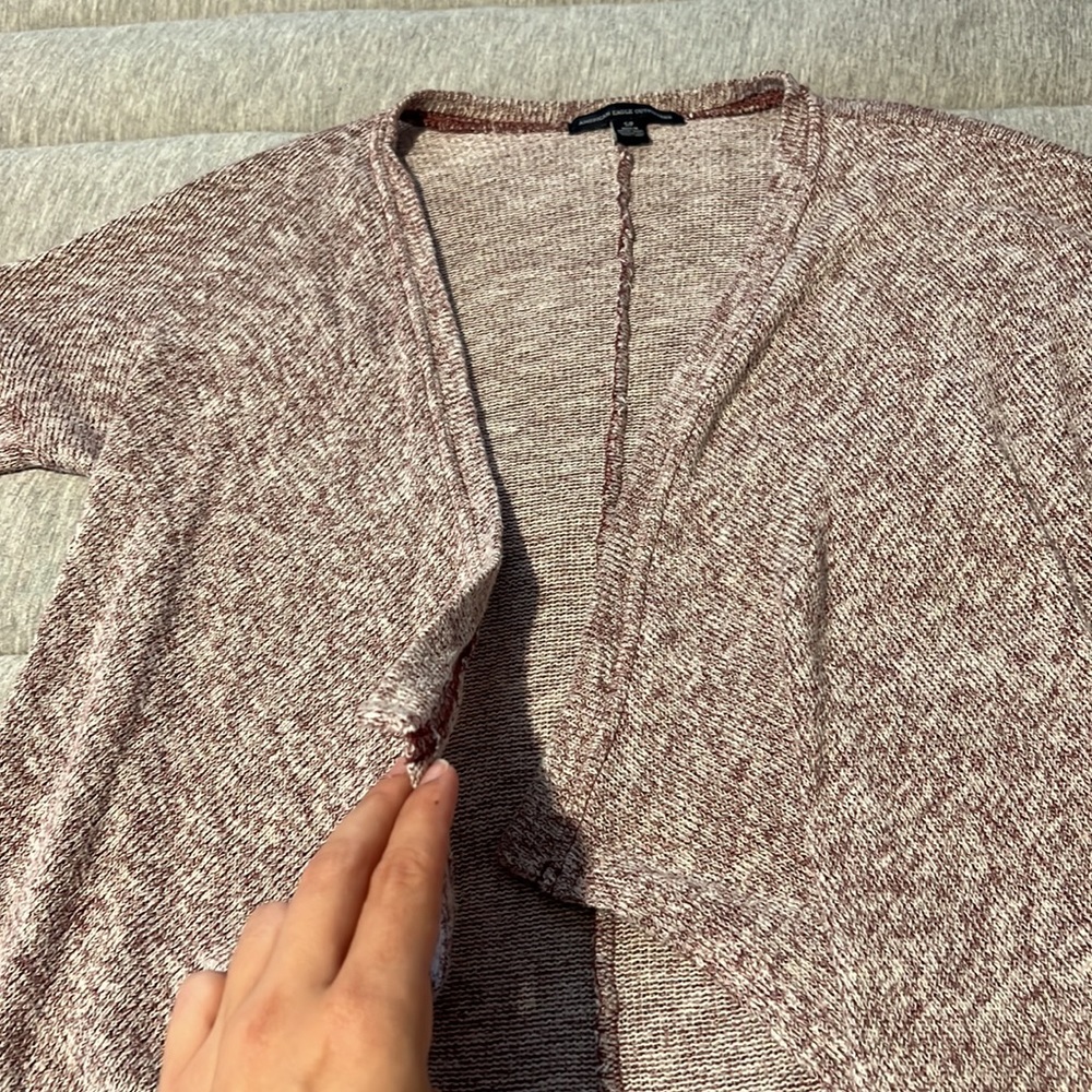 American Eagle pinkish purple cardigan - Picture 5 of 7